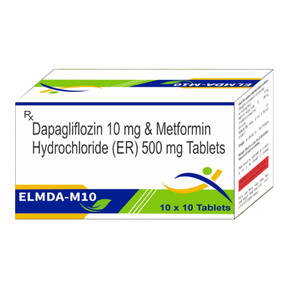 Dapagliflozin 10 MG Metformin Hydrochloride ER 500 MG Tablets